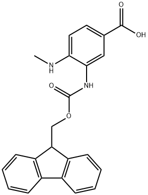 FMOC-MEDBZ-OH 结构式