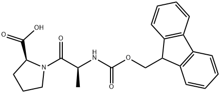 (9H-Fluoren-9-yl)MethOxy]Carbonyl Ala-Pro-OH,186023-44-9,结构式