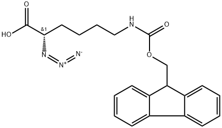 N3-L-Lys(Fmoc)-OH,473430-12-5,结构式