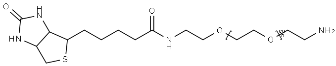 (+)-BIOTIN-PEG11-CH2CH2NH2,604786-74-5,结构式