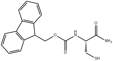 FMoc-l-cys-nh2 Structure
