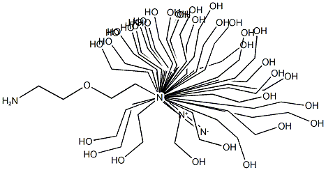 AZIDO-DPEG®₂₃-AMINE 化学構造式