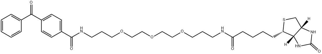 BIOTIN-DPEG®₃-BENZOPHENONE 化学構造式