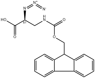 N3-L-Dap(Fmoc)-OH,880637-82-1,结构式