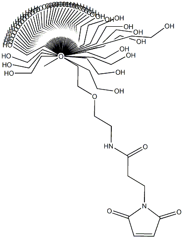 M-DPEG®₁₂-MAL 化学構造式