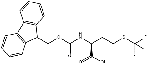(9H-Fluoren-9-yl)MethOxy]Carbonyl Met(CF3)-OH Structure