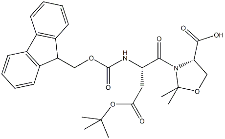 FMOC-ASP(OTBU)-SER(PSI-ME,MEPRO)-OH Structure