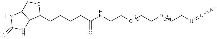 Biotin-PEG11-Azide Structure