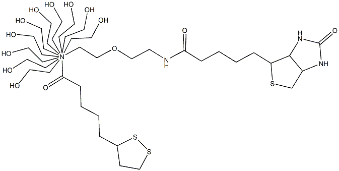 Biotin-dPEG(R)11-Lipoamide Struktur