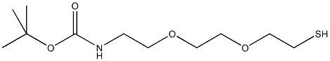 叔丁氧羰基-亚氨基-聚乙二醇-巯基, , 结构式