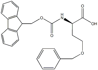 N-alpha-(9-Fluorenylmethyloxycarbonyl)-O-benzyl-D-homoserine Structure