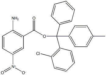 5-NITROANTHRANILIC ACID 2-CHLOROTRITYL RESIN Structure