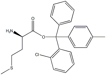 H-D-MET-2-CHLOROTRITYL RESIN Structure