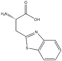 beta-(2-Benzothiazolyl)-L-alanine 结构式