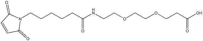 alpha-Maleinimido-omega-carboxy poly(ethylene glycol) (PEG-MW 10.000 Dalton) Structure