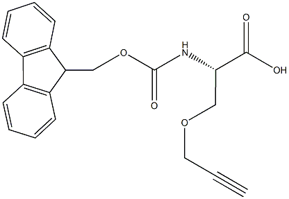 Fmoc-L-Ser(propargyl)-OH Structure