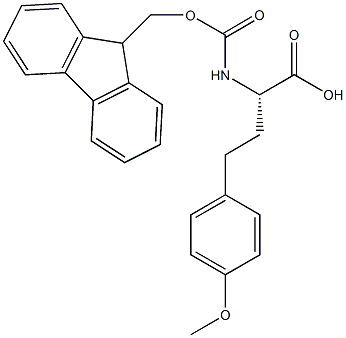 N-alpha-(9-Fluorenylmethyloxycarbonyl)-O-methyl-L-homotyrosine Structure