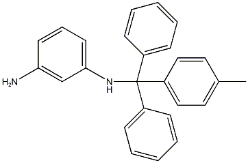 1,3-DIAMINOBENZENE-TRITYL RESIN Struktur