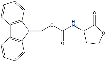 N-alpha-(9-Fluorenylmethyloxycarbonyl)-L-homoserine lactone Structure