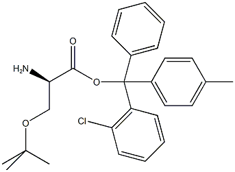 H-D-Ser(tBu)-2-chlorotrityl resin (100-200 mesh, > 0.5 mmol Struktur