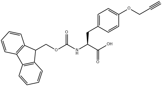 Fmoc-L-Tyr(propargyl)-OH Structure