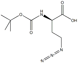 (R)-2-T-BUTYLOXYCARBONYLAMINO-4-AZIDOBUTANOIC ACID CYCLOHEXYLAMINE Struktur