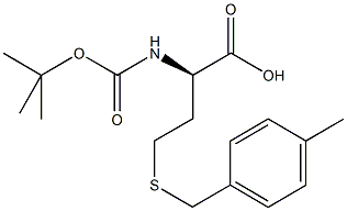 N-alpha-t-Butyloxycarbonyl-S-(4-methylbenzyl)-D-homocysteine Struktur