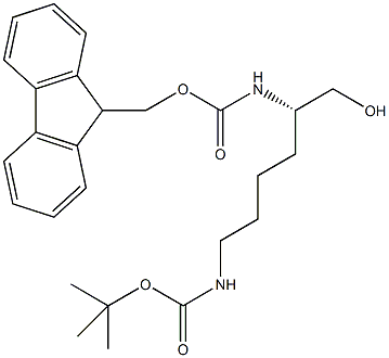 N-alpha-(9-Fluorenylmethyloxycarbonyl)-N-epsilon-t-butyloxycarbonyl-L-lysinol Structure
