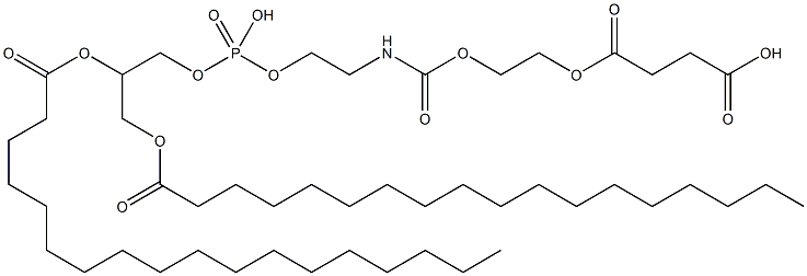 DSPE-PEG-COOH 化学構造式