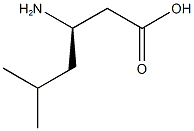D-beta-Homoleucine hydrochloride Structure
