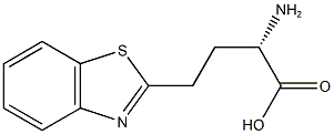4-(2-benzothiazolyl)-L-2-aminobutyric acid Structure