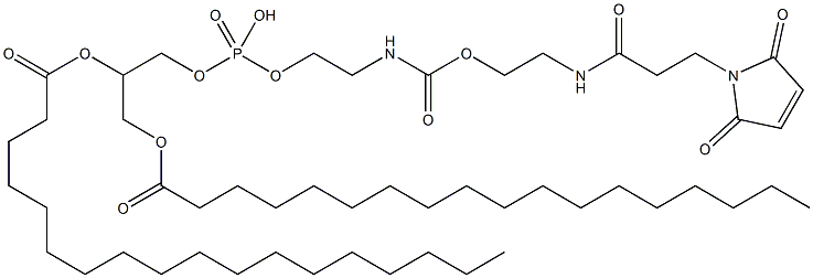 磷脂聚乙二醇马来酰亚胺, , 结构式