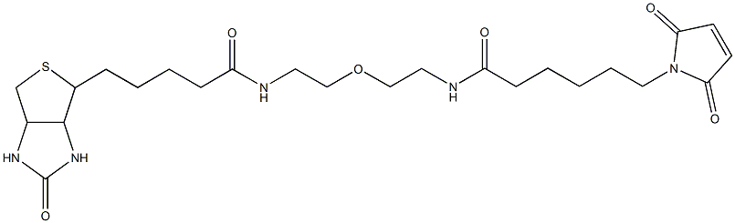 Biotin-PEG-MAL Structure