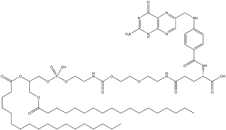 磷脂-聚乙二醇-乙酸, , 结构式