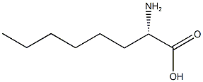 (S)-2-Amino-octanoic acid Struktur