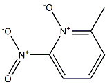 2-硝基-6-甲基吡啶氮氧化物, 100047-37-8, 结构式