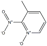 3-methyl-2-nitro-pyridine-1-oxide Struktur