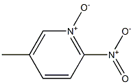 2-硝基-5-甲基吡啶氮氧化物,100047-39-0,结构式