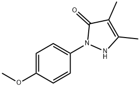 2-(4-methoxyphenyl)-4,5-dimethyl-1H-pyrazol-3-one Structure