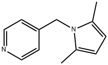 4-[(2,5-dimethylpyrrol-1-yl)methyl]pyridine 化学構造式