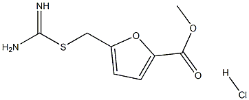 methyl 5-(carbamimidoylsulfanylmethyl)furan-2-carboxylate hydrochloride Structure