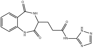 3-(2,5-dioxo-3,4-dihydro-1H-1,4-benzodiazepin-3-yl)-N-(1H-1,2,4-triazol-5-yl)propanamide Structure