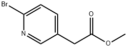 2-(6-溴-3-吡啶基)乙酸甲酯,1256824-78-8,结构式
