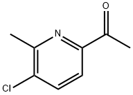 1-(5-Chloro-6-methyl-pyridin-2-yl)-ethanone Struktur