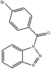 benzotriazol-1-yl-(4-bromophenyl)methanone Structure