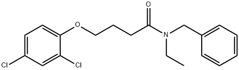 N-benzyl-4-(2,4-dichlorophenoxy)-N-ethylbutanamide Structure