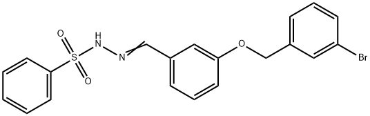 N-[(E)-[3-[(3-bromophenyl)methoxy]phenyl]methylideneamino]benzenesulfonamide|