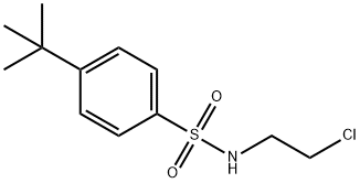 4-tert-butyl-N-(2-chloroethyl)benzenesulfonamide Structure
