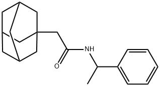 2-(1-adamantyl)-N-(1-phenylethyl)acetamide|