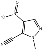 2-methyl-4-nitropyrazole-3-carbonitrile Structure